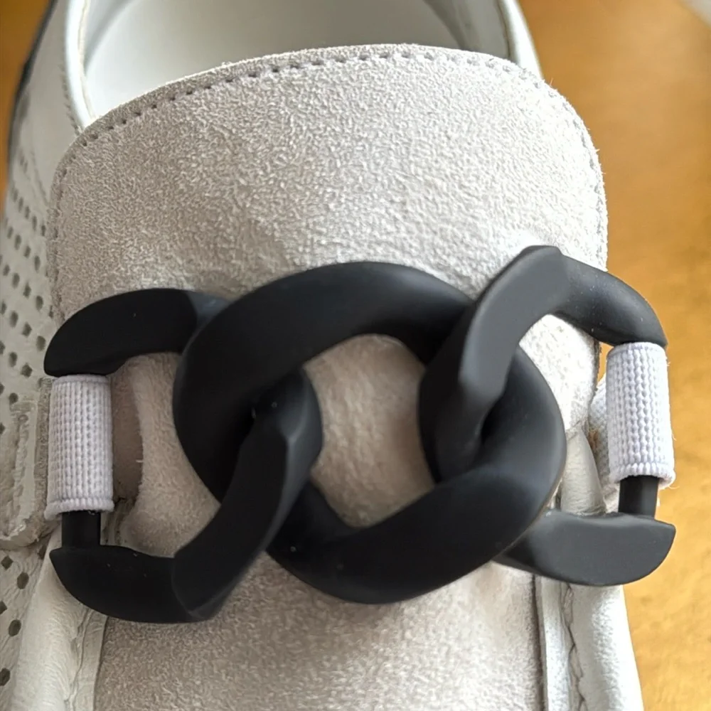 Softwaves Cassie Platform Loafers in White Ice - Picture 8 of 16